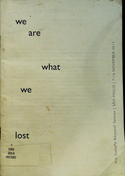 We are What We Lost