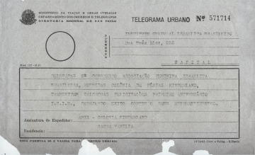 Telegrama de Aniversário ICIB